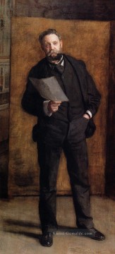 portrait autoportrait porträt Ölbilder verkaufen - Porträt von Leslie W Miller Realismus Porträt Thomas Eakins